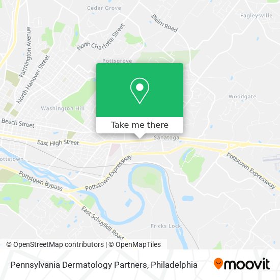 Pennsylvania Dermatology Partners map