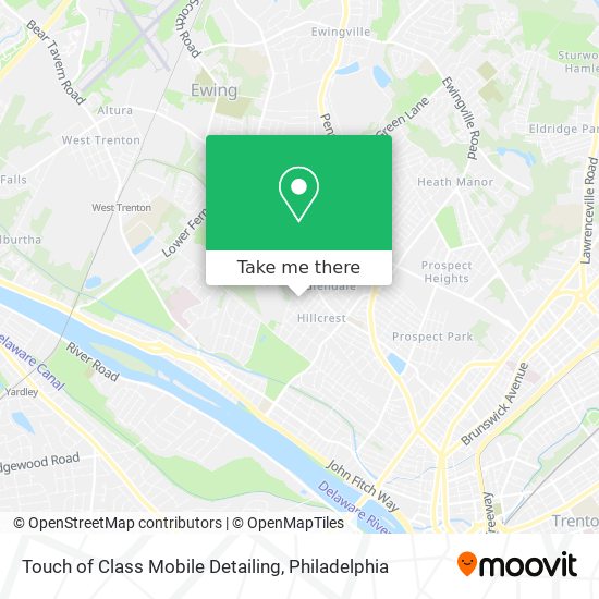 Mapa de Touch of Class Mobile Detailing