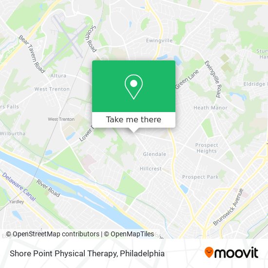 Mapa de Shore Point Physical Therapy