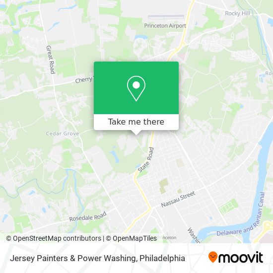 Mapa de Jersey Painters & Power Washing