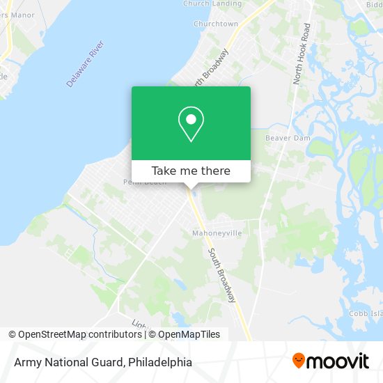 Army National Guard map