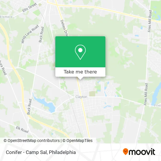 Conifer - Camp Sal map