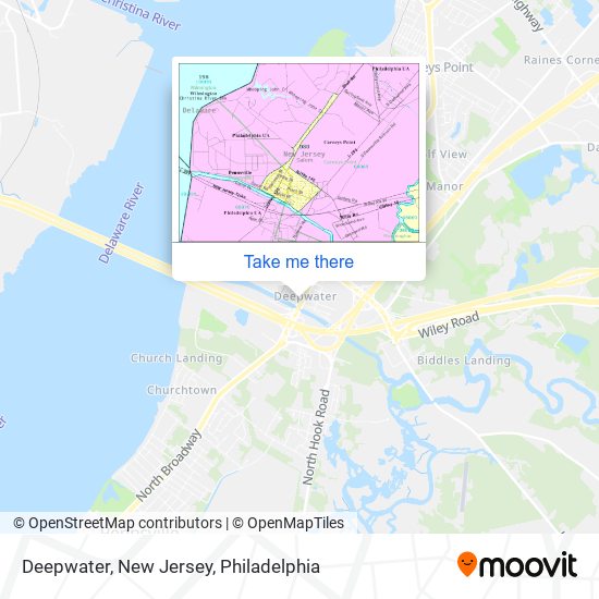 How to get to Deepwater, New Jersey in Pennsville by Bus or Train?