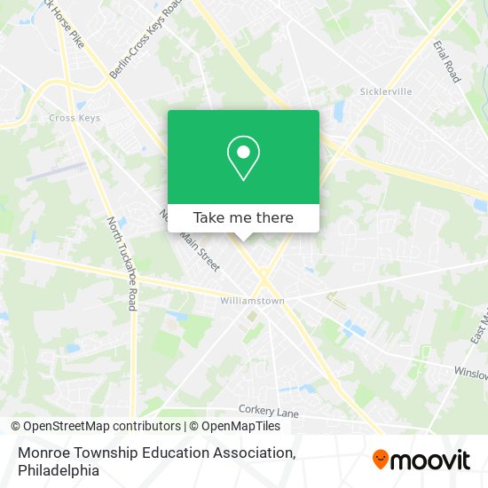 Monroe Township Education Association map