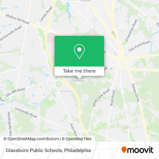 Mapa de Glassboro Public Schools