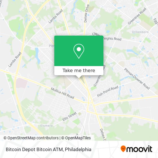 Mapa de Bitcoin Depot Bitcoin ATM