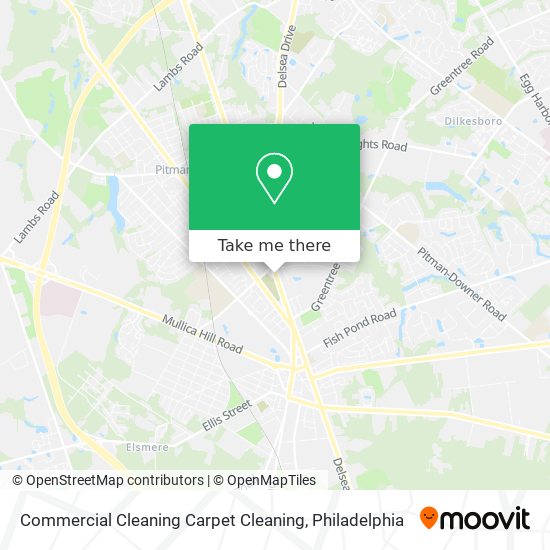 Commercial Cleaning Carpet Cleaning map