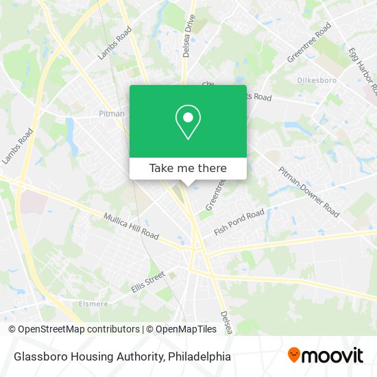 Mapa de Glassboro Housing Authority