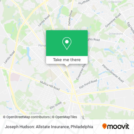 Mapa de Joseph Hudson: Allstate Insurance