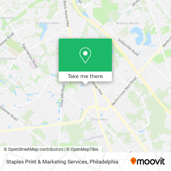 Staples Print & Marketing Services map