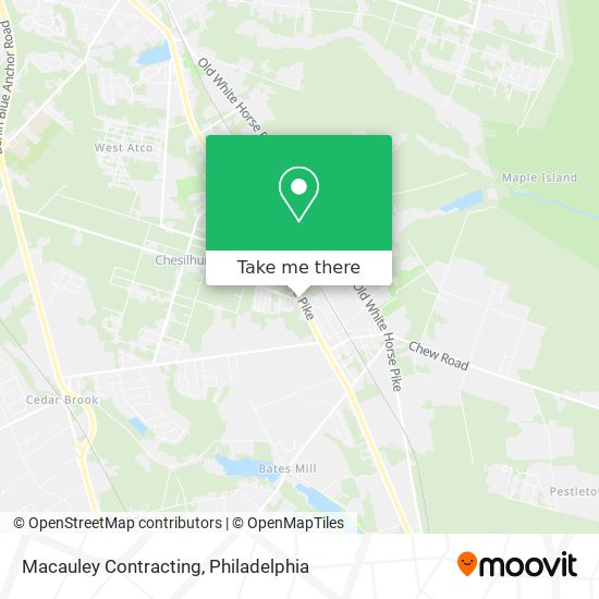 Macauley Contracting map