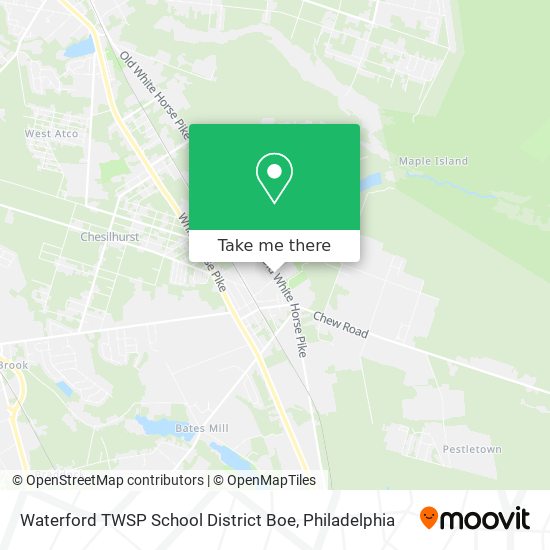 Waterford TWSP School District Boe map