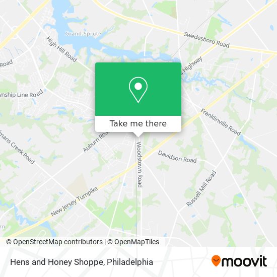 Mapa de Hens and Honey Shoppe