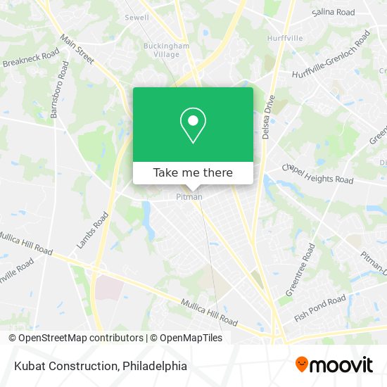 Kubat Construction map