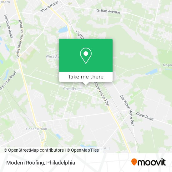 Modern Roofing map