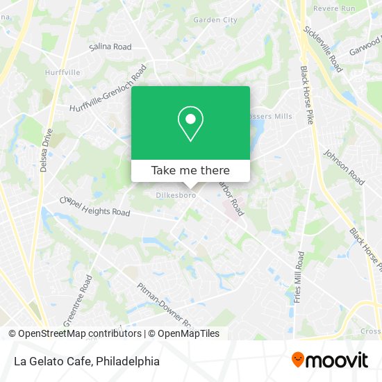 La Gelato Cafe map