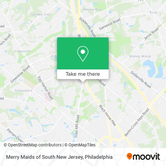 Mapa de Merry Maids of South New Jersey