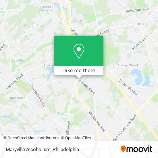 Mapa de Maryville Alcoholism