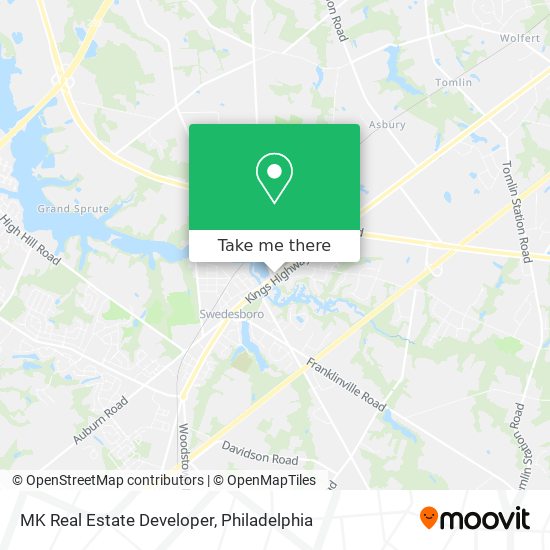 MK Real Estate Developer map