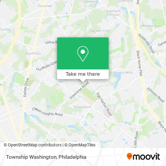 Township Washington map