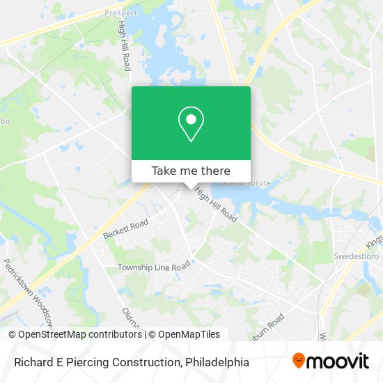 Richard E Piercing Construction map