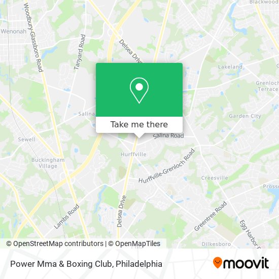 Mapa de Power Mma & Boxing Club