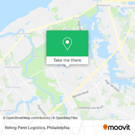 Rehrig Penn Logistics map