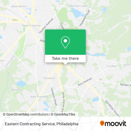Eastern Contracting Service map