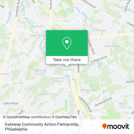 Mapa de Gateway Community Action Partnership