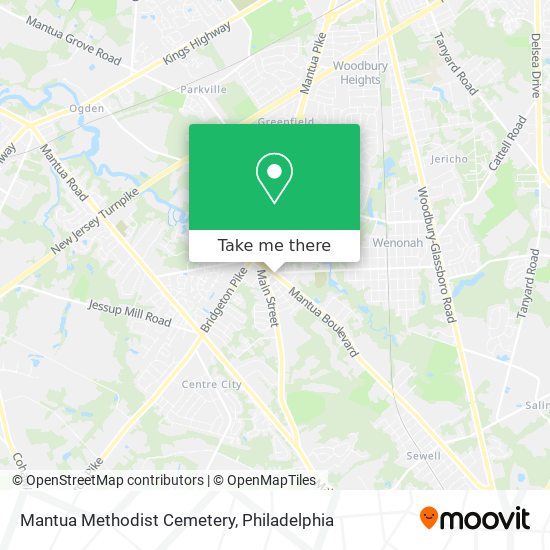 Mantua Methodist Cemetery map