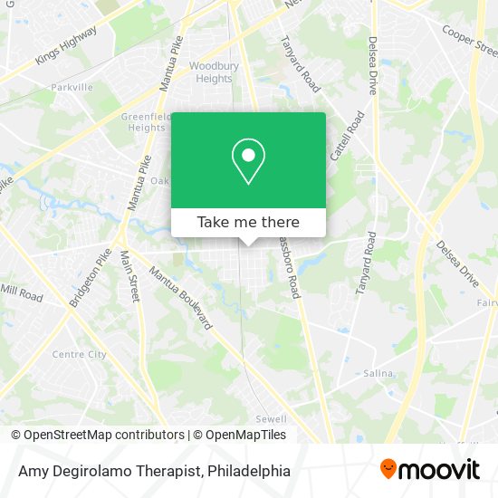 Amy Degirolamo Therapist map