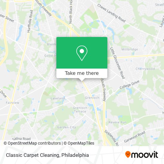 Mapa de Classic Carpet Cleaning