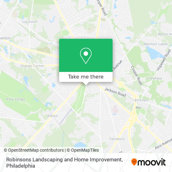 Robinsons Landscaping and Home Improvement map
