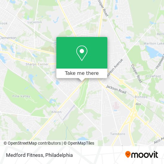 Mapa de Medford Fitness