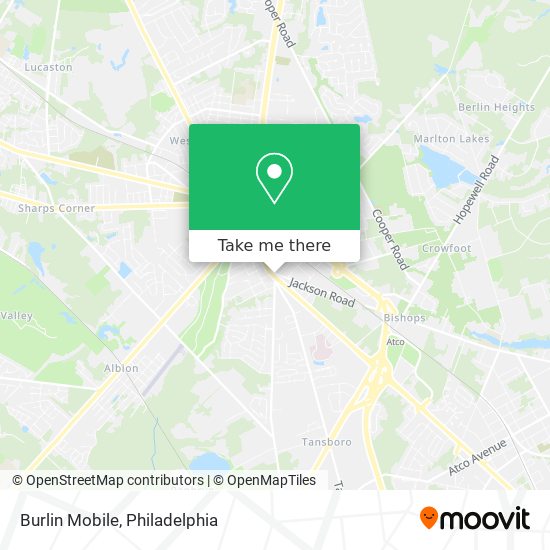 Burlin Mobile map