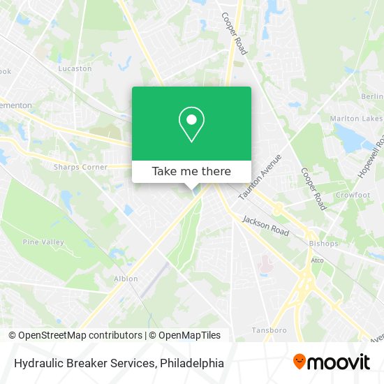 Hydraulic Breaker Services map