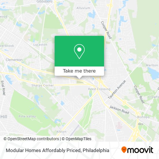 Modular Homes Affordably Priced map