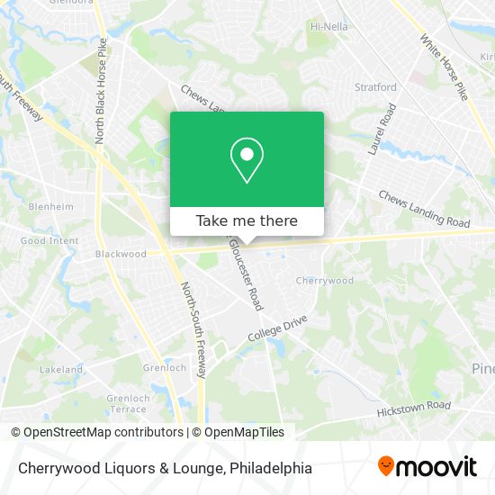 Cherrywood Liquors & Lounge map