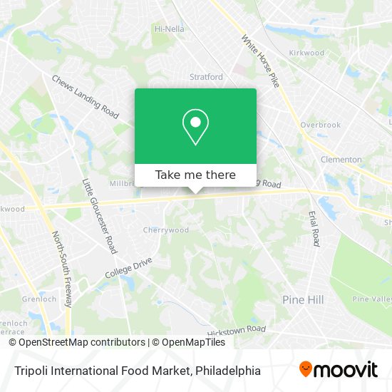 Tripoli International Food Market map