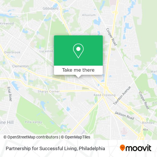 Partnership for Successful Living map