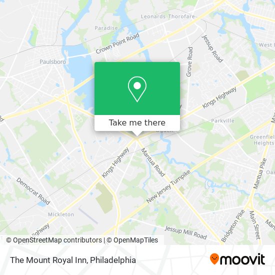 The Mount Royal Inn map