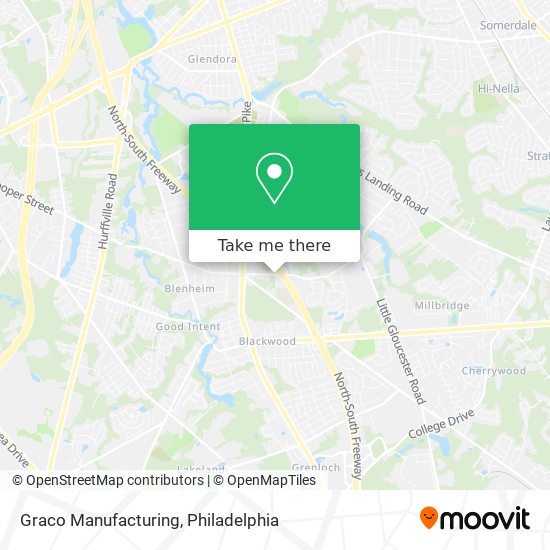 Graco Manufacturing map