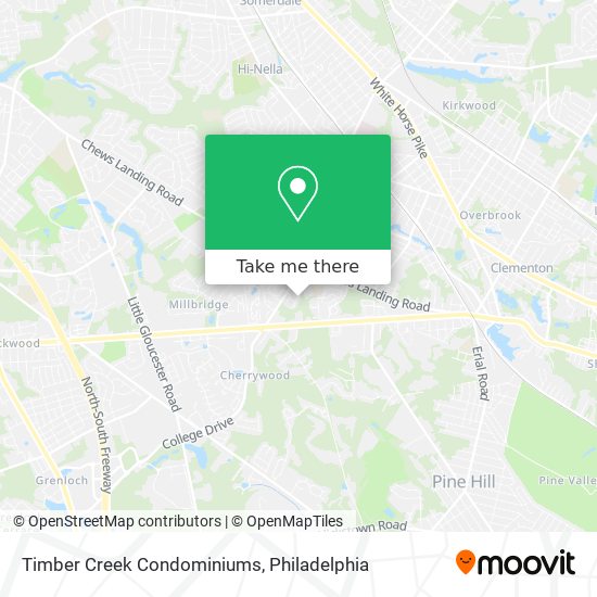 Timber Creek Condominiums map