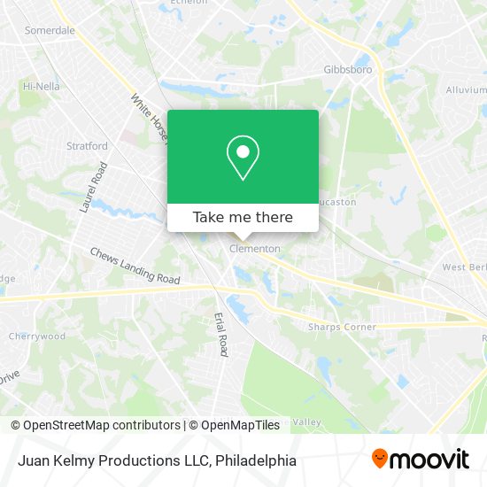Mapa de Juan Kelmy Productions LLC