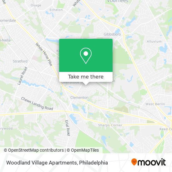 Woodland Village Apartments map