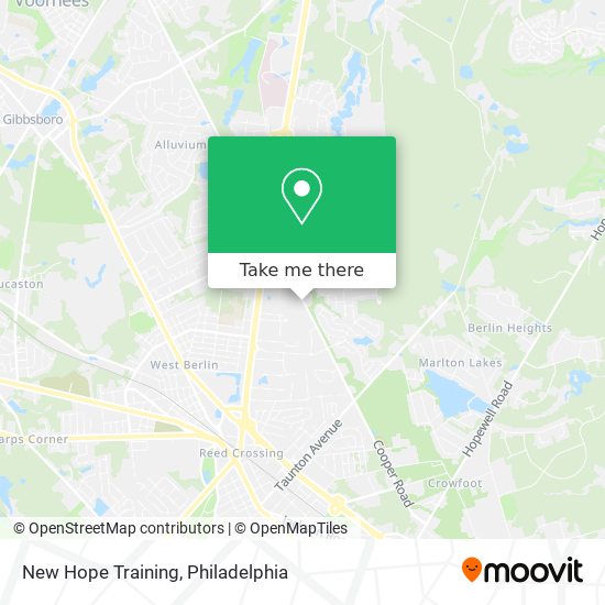Mapa de New Hope Training