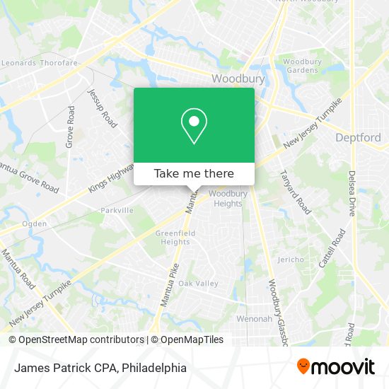 James Patrick CPA map