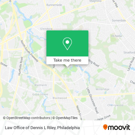 Mapa de Law Office of Dennis L Riley