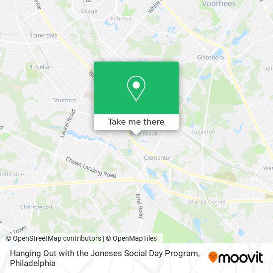 Mapa de Hanging Out with the Joneses Social Day Program