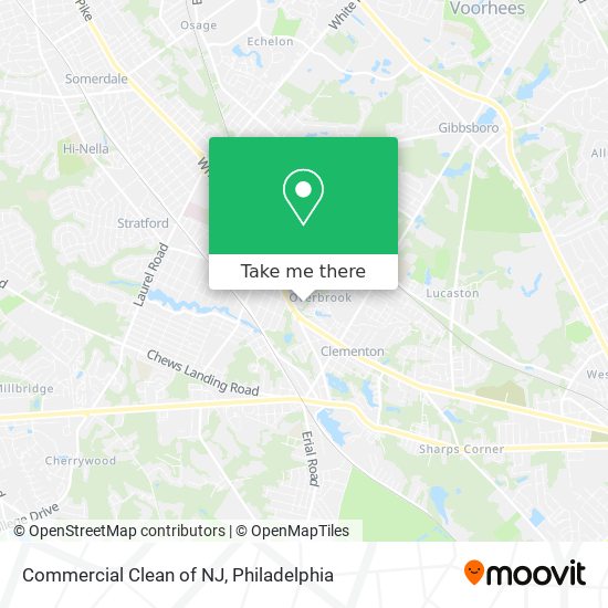 Commercial Clean of NJ map